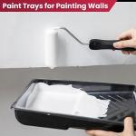 Latchini 9 inch Paint Tray Durable Decorating Roller Trays for Painting 100% Recycled Plastic Paint Roller Tray With Textured Anti-Skid Grip Ideal for All Types of Painting Works
