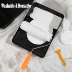 Latchini 9 inch Paint Tray Durable Decorating Roller Trays for Painting 100% Recycled Plastic Paint Roller Tray With Textured Anti-Skid Grip Ideal for All Types of Painting Works