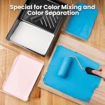 Latchini 9 inch Paint Tray Durable Decorating Roller Trays for Painting 100% Recycled Plastic Paint Roller Tray With Textured Anti-Skid Grip Ideal for All Types of Painting Works