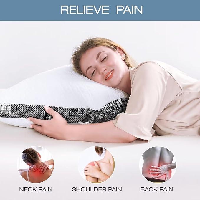 Latchini Air Flow Pillows Air Mesh Sides Maximising Airflow Preventing Overheating for a Cool Night s Sleep Hotel Pillows